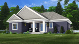 Bungalow House Plan - Henderson 97215 - Rear Exterior