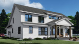 Farmhouse House Plan - Shadow Creek 24734 - Rear Exterior