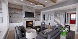 Farmhouse House Plan - Shadow Creek 24734 - Great Room