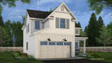 Farmhouse House Plan - White Stone 62356 - Front Exterior