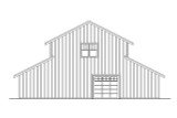 Farmhouse House Plan - Garage 37132 - Rear Exterior