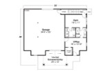 Farmhouse House Plan - Garage 37132 - 1st Floor Plan