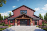 Farmhouse House Plan - Garage 37132 - Front Exterior
