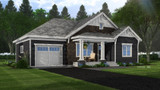 Craftsman House Plan - Oxford 81162 - Front Exterior