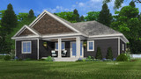 Craftsman House Plan - Oxford 81162 - Rear Exterior