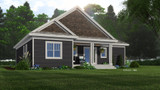 Craftsman House Plan - Oxford 81162 - Rear Exterior