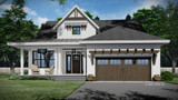 Farmhouse House Plan - Linden 55066 - Front Exterior