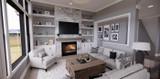 Farmhouse House Plan - Linden 55066 - Great Room