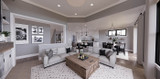 Farmhouse House Plan - Linden 55066 - Great Room
