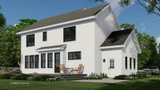 Farmhouse House Plan - Oak Hill 63789 - Rear Exterior