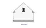 Farmhouse House Plan - 78426 - Rear Exterior