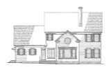 Southern House Plan - Woodbridge 73378 - Rear Exterior