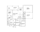 Craftsman House Plan - 14378 - 1st Floor Plan