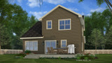 Bungalow House Plan - Glendale 74351 - Rear Exterior
