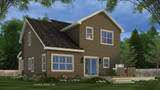 Bungalow House Plan - Glendale 74351 - Rear Exterior
