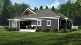 Craftsman House Plan - Milton 98657 - Rear Exterior