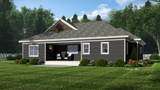 Craftsman House Plan - Milton 98657 - Rear Exterior