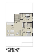 Farmhouse House Plan - Eleanor 95821 - 2nd Floor Plan