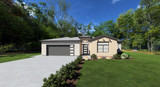 Southwest House Plan - The Cassidy 65219 - Front Exterior