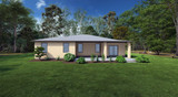 Secondary Image - Southwest House Plan - The Cassidy 65219 - Rear Exterior