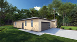 Southwest House Plan - The Cassidy 65219 - Left Exterior