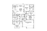 Traditional House Plan - Cedar View 34887 - 1st Floor Plan