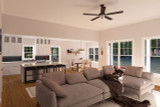 Secondary Image - Traditional House Plan - Cedar View 34887 - Living Room