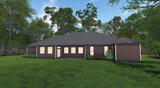 Craftsman House Plan - The Kaitlin 42790 - Rear Exterior