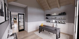 Farmhouse House Plan - Breezy Pointe 87783 - Office