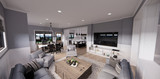 Farmhouse House Plan - Breezy Pointe 87783 - Great Room