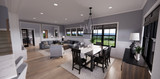 Farmhouse House Plan - Breezy Pointe 87783 - Dining Room