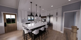 Secondary Image - Farmhouse House Plan - Breezy Pointe 87783 - Kitchen