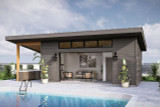 Modern House Plan - Marshall 86892 - Front Exterior