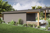 Modern House Plan - Marshall 86892 - Rear Exterior
