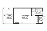 Modern House Plan - Marshall 86892 - 1st Floor Plan