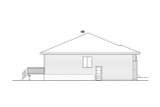 Modern House Plan - 28404 - Left Exterior
