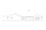 European House Plan - 70430 - Rear Exterior