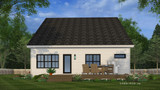 Farmhouse House Plan - Hagwood 18248 - Rear Exterior