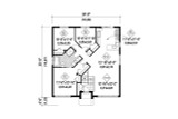 Modern House Plan - 31251 - 1st Floor Plan