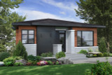 Modern House Plan - 78023 - Front Exterior