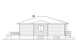 Modern House Plan - 78023 - Left Exterior