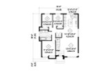 Modern House Plan - 78023 - 1st Floor Plan