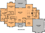 Craftsman House Plan - The Teara 33022 - 1st Floor Plan