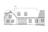 Southern House Plan - Bayou Teche 32147 - Rear Exterior