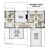 Craftsman House Plan - Sandy Hills 24937 - 2nd Floor Plan