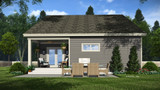Bungalow House Plan - Delilah 59098 - Rear Exterior
