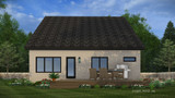 Modern House Plan - Lexington 26560 - Rear Exterior