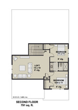 Modern House Plan - Lexington 26560 - 2nd Floor Plan