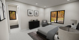 Modern House Plan - Lexington 26560 - Master Bedroom
