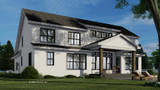 Farmhouse House Plan - Shorewood 35256 - Rear Exterior